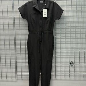 Black Mandala Scrub Jumpsuit